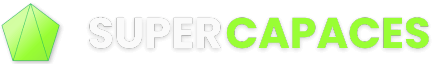 Logo SuperCapaces en blanco